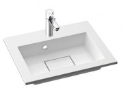 Раковина для ванной Marmorin Lira 50,2х39 см литой камень белый 640 050 020 xx x