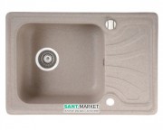 Мийка для кухні прямокутна Буль-Буль Filadelfia обертаємося врізна Маграніт пісочний 103067001