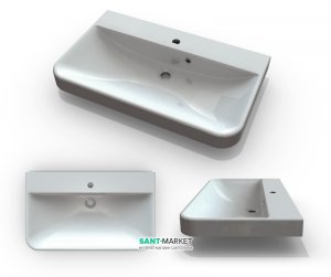 Раковина для ванної підвісна Буль-Буль колекція Carla біла 3508101