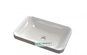 Раковина для ванної вбудована Буль-Буль колекція Aino біла 2905101