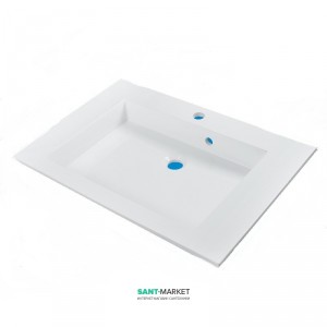 Раковина для ванної вбудована Буль-Буль колекція Laura біла 6107101