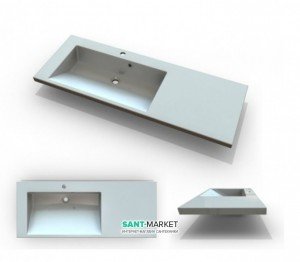 Раковина для ванной встраиваемая Буль-Буль коллекция Peggy белая 3613301