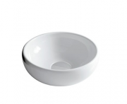 Раковина для ванной Galassia Ergo накладная круглая белый 7105