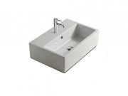 Раковина для ванной подвесная Galassia коллекция Plus Design белая 6032М