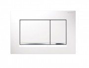 Смывная клавиша Geberit Sigma30 24.6х16.4х1.2 белый/глянцевый хром/белый 115.883.KJ.1