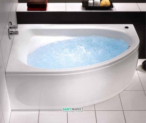 Ванна гидромассажная акриловая угловая Kolo Inspiration 140х140 белая