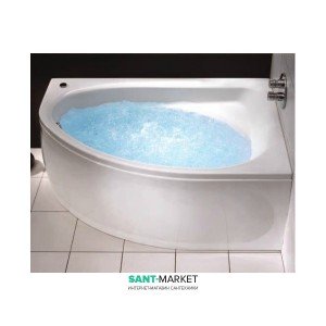 Ванна с гидро и аэромассажем акриловая угловая Kolo Spring 170х100 правая 001126