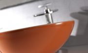 Раковина для ванной накладная AeT коллекция Spot оранжевая L450T0R0V0 214