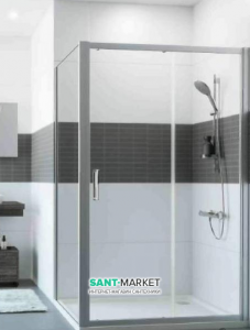 Душевая дверь в нишу Huppe Classics 2 стеклянная раздвижная 100х190 C20401.069.321 