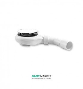 Набор деталей для слива и белая крышка сливного отверстия Huppe 508055R55