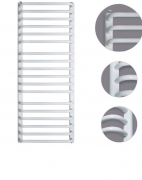 Электрический полотенцесушитель Instal Projekt Bolero 500х1230 стальной белый LUN-50/120+EGB-06C1