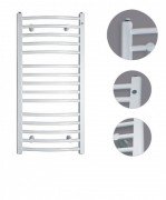 Водяний полотенцесушитель Instal Projekt Ambra R 500х1038х103-117 білий AMBR-50 / 100M