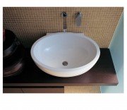 Раковина для ванної накладна Flaminia колекція Dip біла DP482