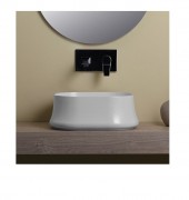 Раковина для ванної накладна Simas колекція Sharp біла SH06