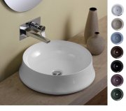 Раковина для ванної накладна Simas колекція Sharp біла SH01