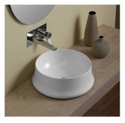 Раковина для ванної накладна Simas колекція Sharp біла SH02