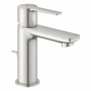 Смеситель для раковины однорычажный с донным клапаном Grohe коллекция Lineare суперсталь 32109DC1