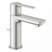 Змішувач для раковини одноважеля з донним клапаном Grohe колекція Lineare суперсталь 32109DC1