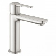 Смеситель для раковины однорычажный с донным клапаном Grohe коллекция Lineare суперсталь 23106DC1