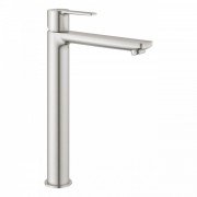 Змішувач для раковини одноважеля високий Grohe Lineare суперсталь 23405DC1