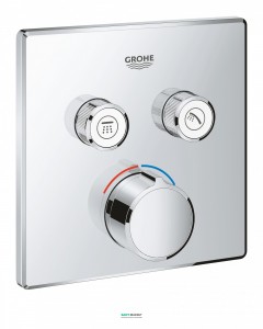 Зовнішня панель змішувача Grohe SmartControl на 2 виходи хром 29148000