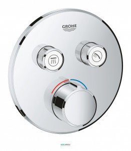 Зовнішня панель змішувача Grohe SmartControl на 2 виходи хром 29145000