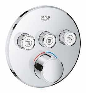 Зовнішня панель змішувача Grohe SmartControl на 3 виходу хром 29146000
