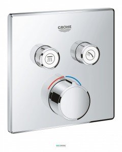 Зовнішня панель змішувача Grohe SmartControl на 2 виходи хром 29148000
