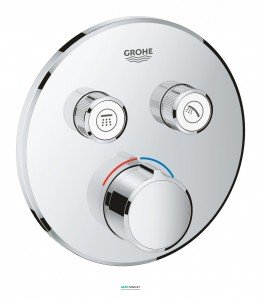 Внешняя панель смесителя Grohe SmartControl на 2 выхода хром 29145000