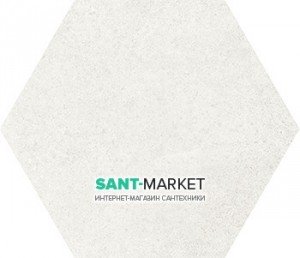 Плитка для підлоги Equipe Hexatile Cement White 17 5 * 20 22092