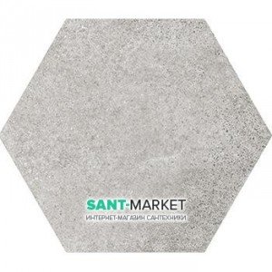 Плитка для підлоги Equipe Hexatile Cement Grey 17 5 * 20 22093