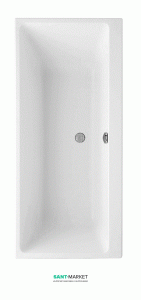Ванна акрилова прямокутна Villeroy & Boch колекція Subway 160x70х42 UBA167SUB2V-01