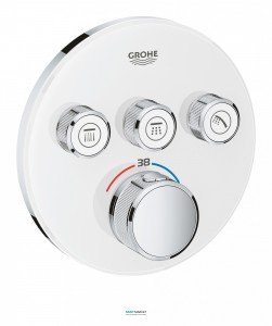 Зовнішня панель термостата Grohe Grohtherm SmartControl на 3 виходу білий 29904LS0