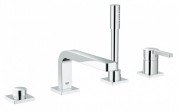 Змішувач одинважільний на борт ванни з душем Grohe колекція Lineare хром 19577001