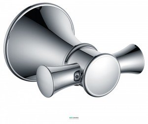 Крючок для ванны двойной Imprese Podzimu Ledove хром ZMK01170121