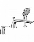 Змішувач одинважільний на борт ванни з душем Imprese Praha new 85030 new