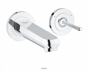 Змішувач для раковини одноважеля настінний Grohe Eurodisc Joy хром 19968000