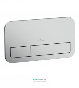 Клавиша смыва  Villeroy&Boch Viconnect E200 матовый хром 92249069