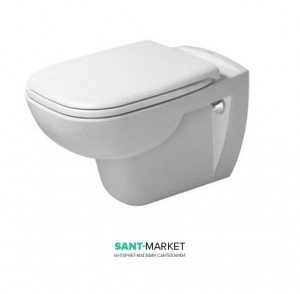 Унитаз подвесной под инсталляцию Duravit D-Code с сиденьем 45351900A1