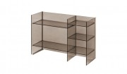 Стеллаж Laufen Kartell smoky grey 53x75x26 H3893310850001