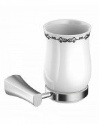 Стакан подвесной для зубных щеток Imprese Cuthna хром 120280 stribro
