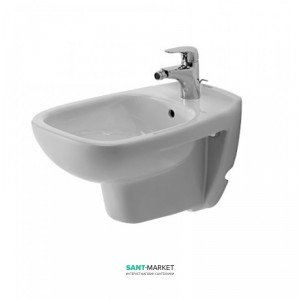 Биде подвесное Duravit коллекция D-Code 54.5х35х40 с переливом 22571500002