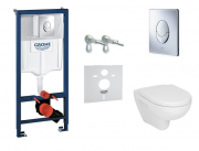 Унітаз консольний Jika Lyra H8233800000001 + сидіння SoftClose H8933853000001 + Комплект 3 в 1 Grohe Rapid SL 38721J38