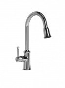 Смеситель для кухни Imprese Podzimu Ledove c выдвижной лейкой хром ZMK01170115