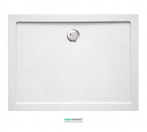 Душевой поддон прямоугольный Eger 120х80х3.5 белый 599-1280S