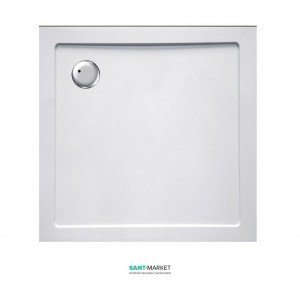 Душевой поддон квадратный Eger 90х90х3.5 белый 599-9090S