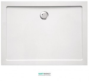 Душевой поддон прямоугольный Eger 90х100х3.5 белый 599-1090S