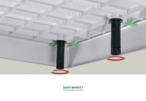 Комплект ніжок Eger і кріплень лицьовій панелі для піддонів LG-12