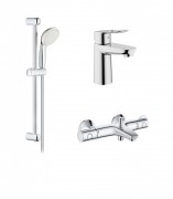 Набір змішувачів для ванни Grohe BauLoop хром 34550TS