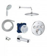 Душовий набір для ванни Grohe SmartControl на 3 споживача хром 34614SC3